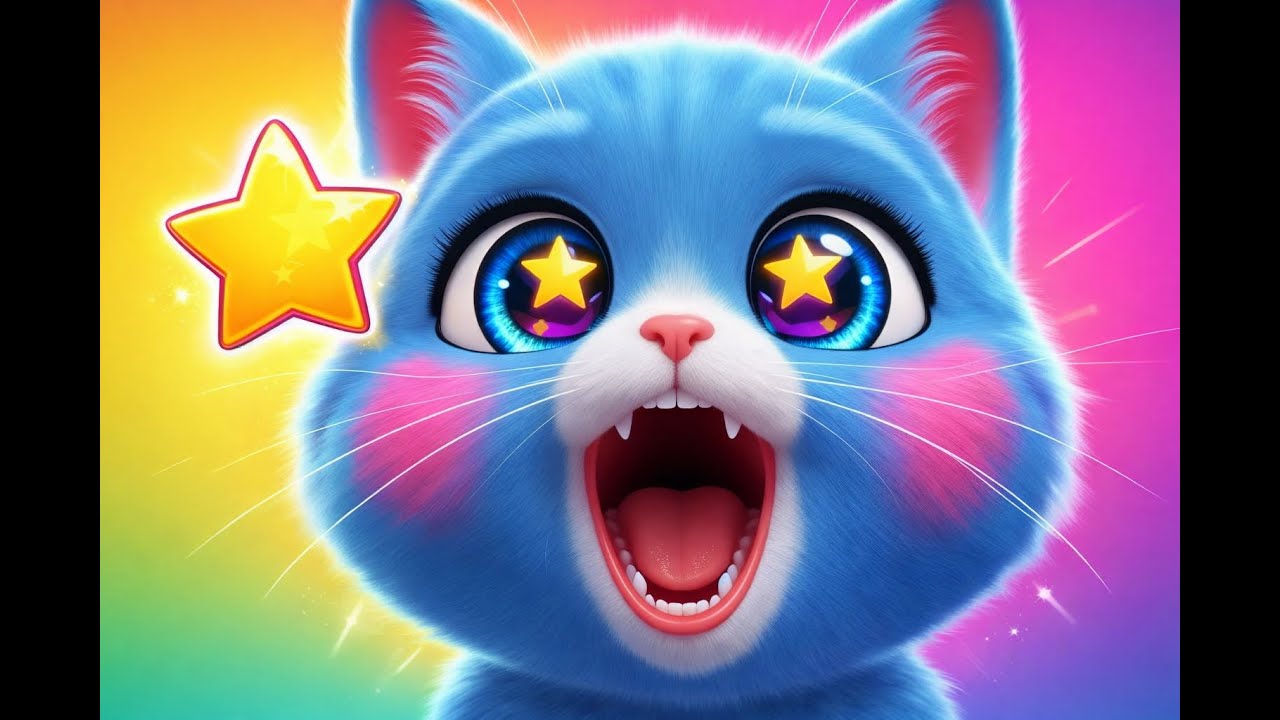 Música Infantil do Gatinho 😲✨ | Canção Divertida para Crianças