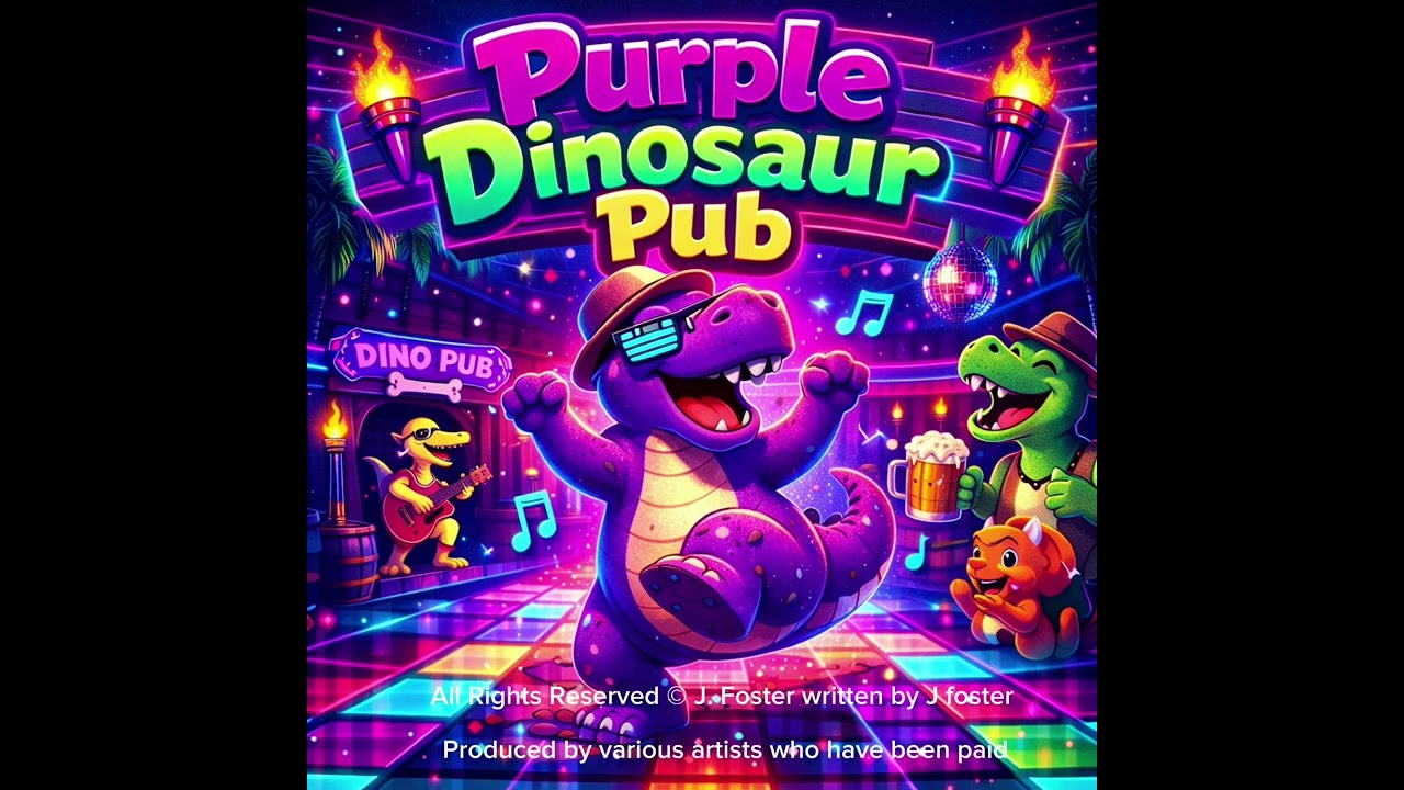 Purple Dinosaur 🦕 Pub  by:J Foster 