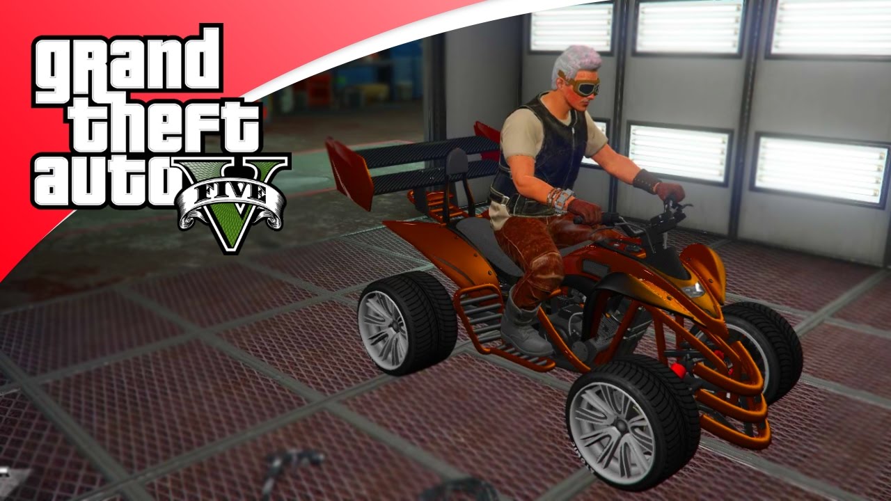 GTA V Freeroam - SUPER QUAD BIKE STUNT! (GTA 5 Online Bikers DLC)