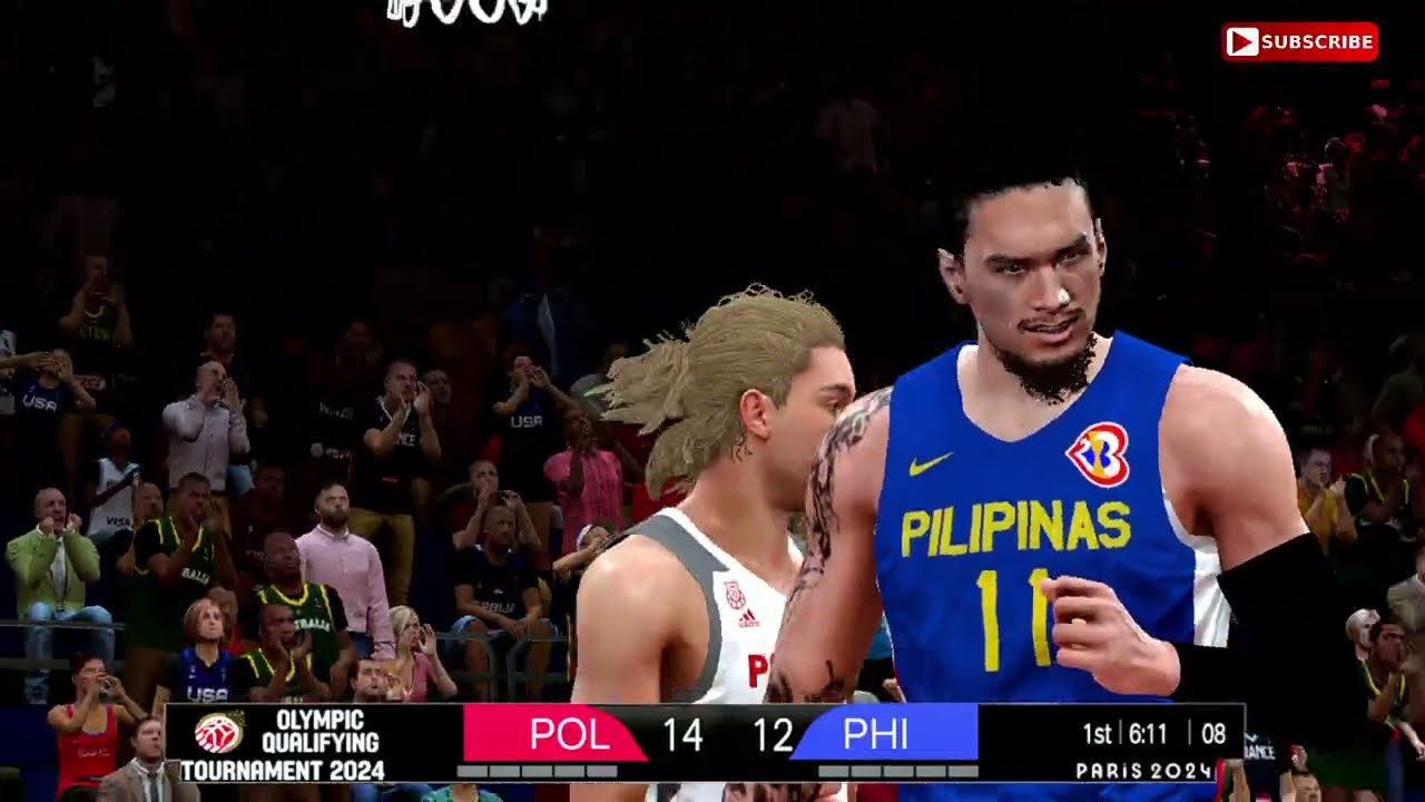 GILAS PILIPINAS против ПОЛЬШИ | 18 СЕНТЯБРЯ 2026 ГОДА | Симуляция NBA 2K24 FIBA MOD | CPU против CPU