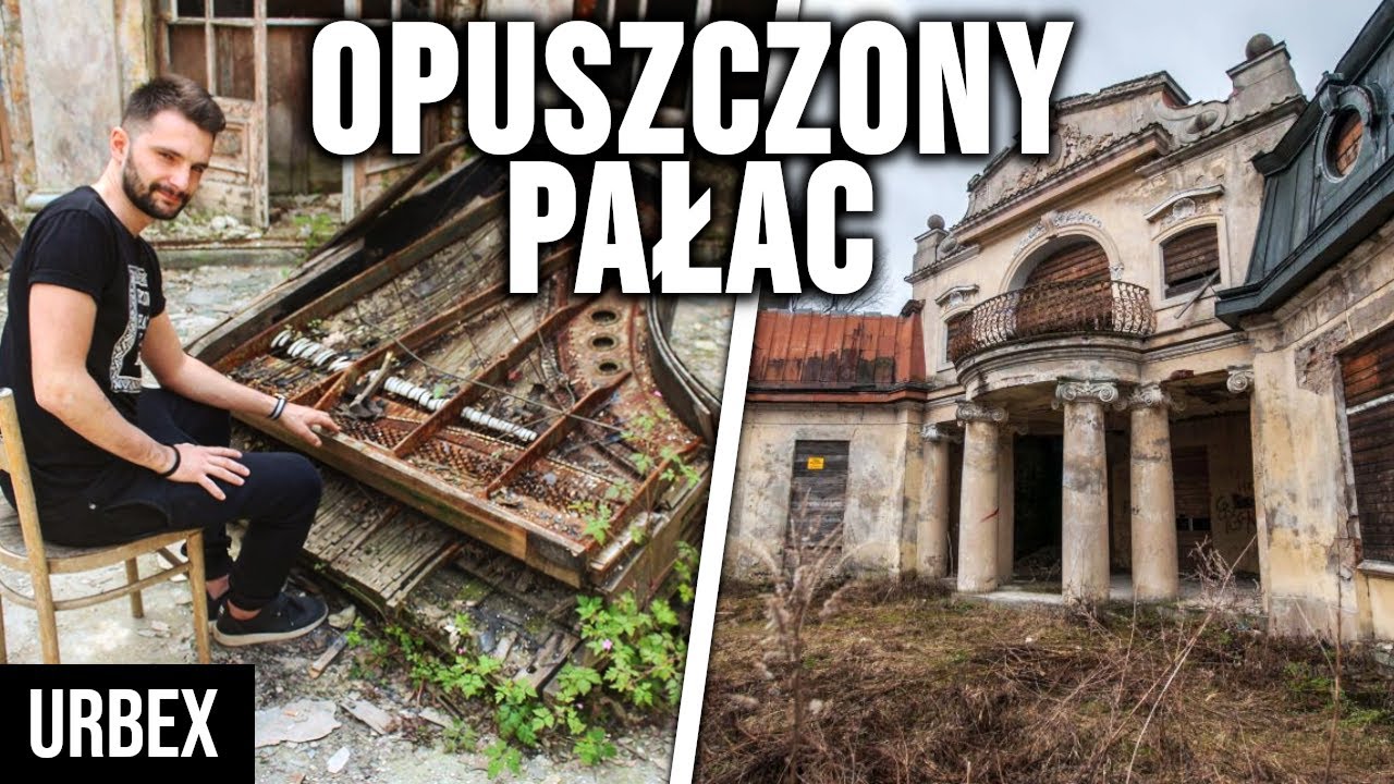 OPUSZCZONY PAŁAC FORTEPIAN i PIANINO - URBEX