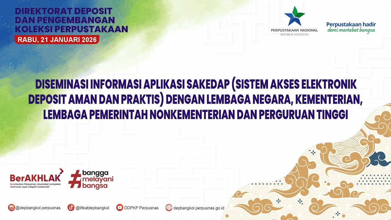 Diseminasi Informasi Aplikasi SAKEDAP (21 Januari 2026)