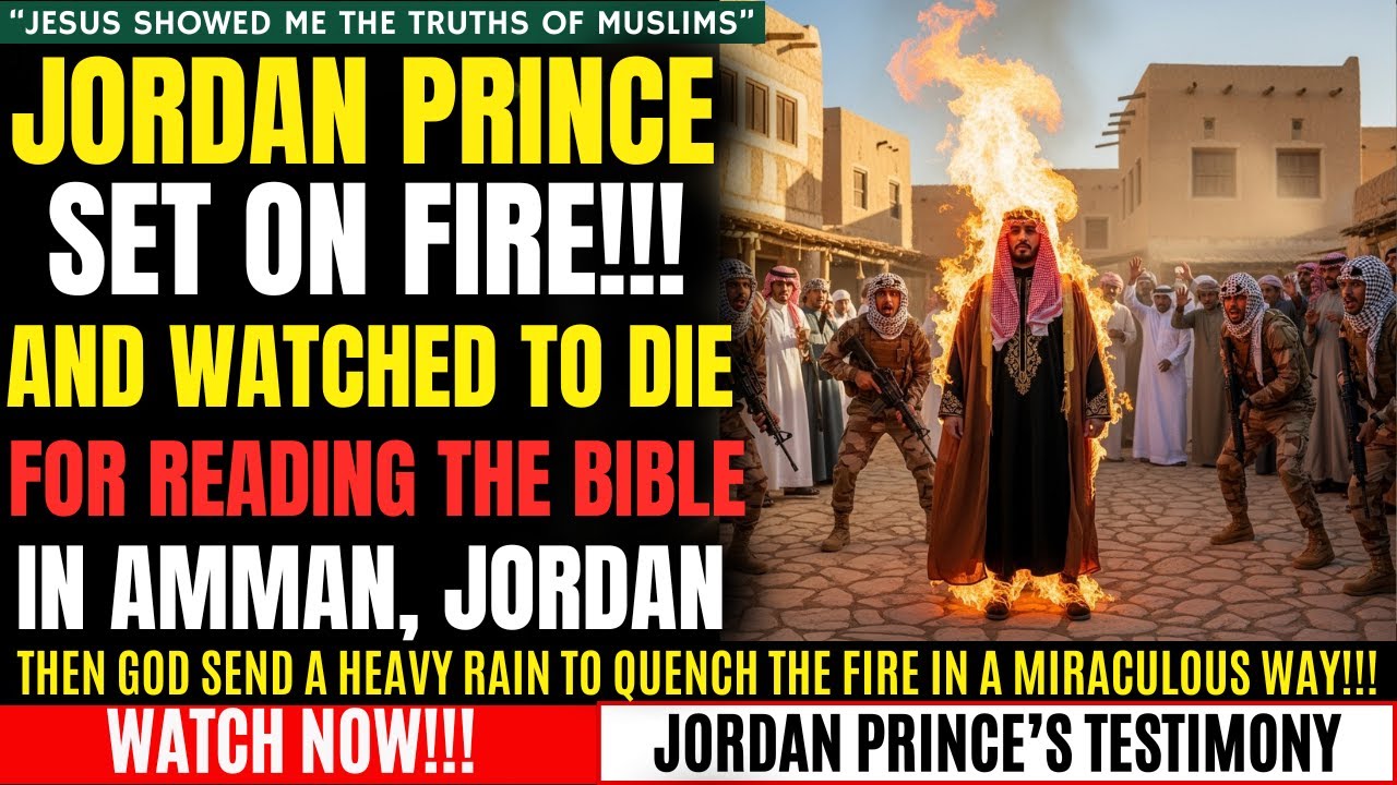 JORDAN PRINCE Set On Fire For Reading The Bible But Jesus INTERVENED | Christian Testimony