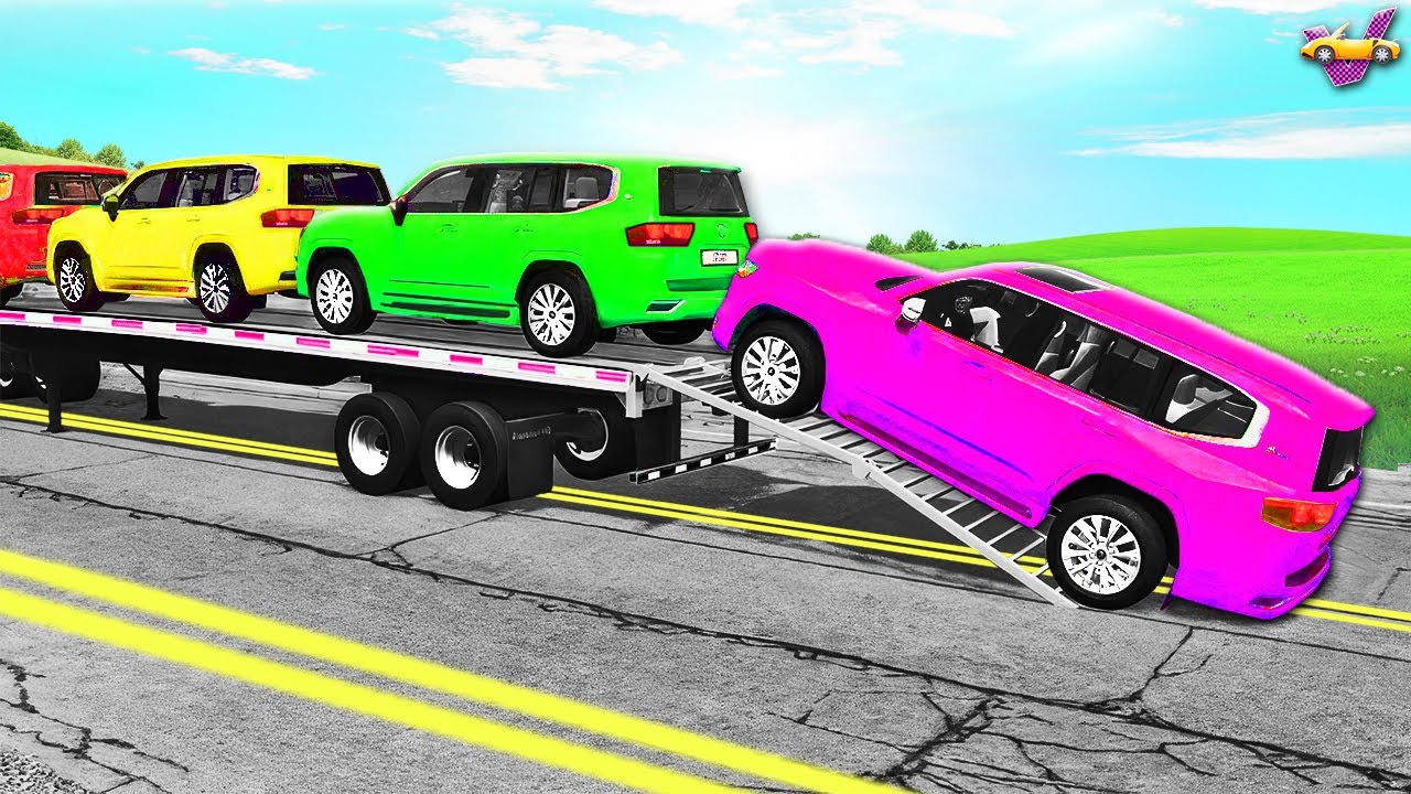 Happy Cars & Trucks vs Speed Bumps – Funny Weird Crashes – BeamNG Ep.13 🤯
