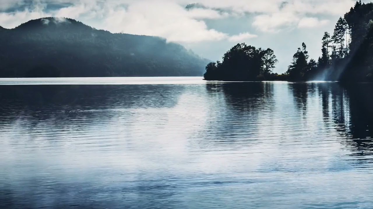 1hour long nature lake video, meditation ambient video, lake