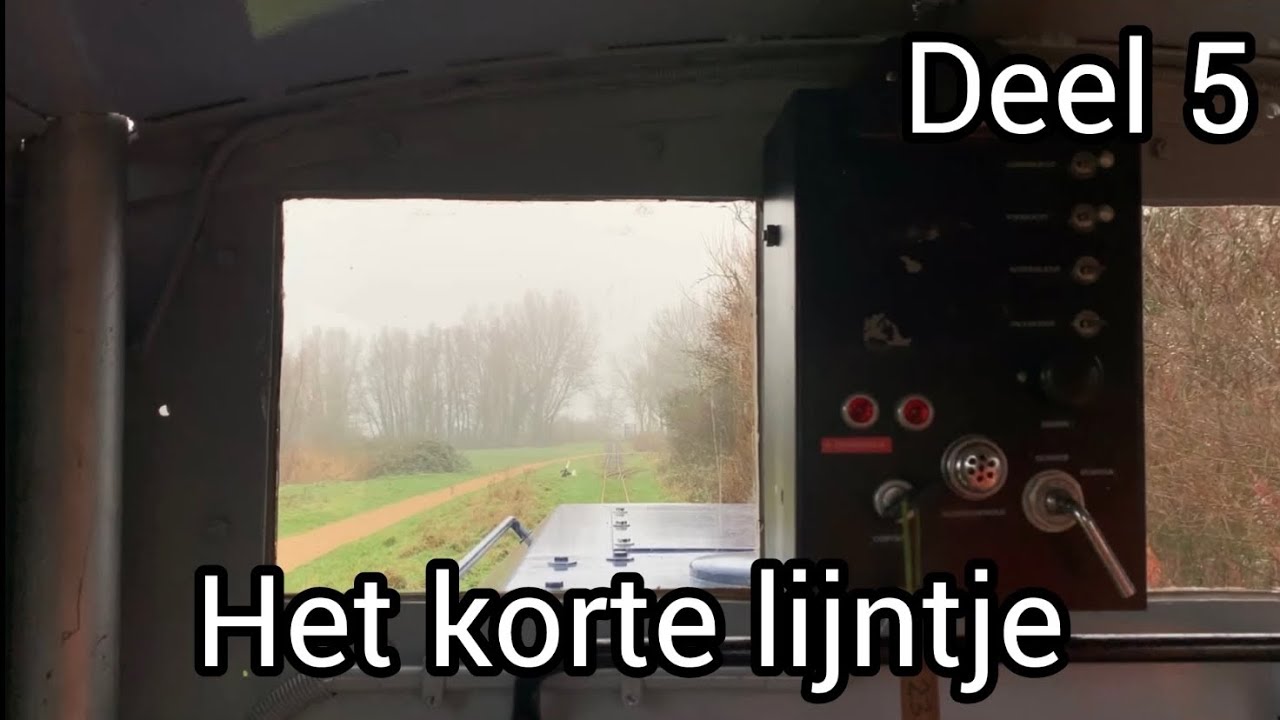 Meerijden met loc 23. De stoomtrein Katwijk Leiden. Het korte lijntje deel 5.