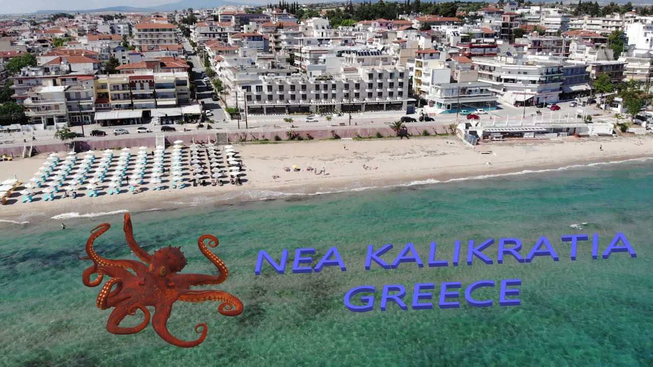 Nea Kallikratia beach,Greece by drone mavic air