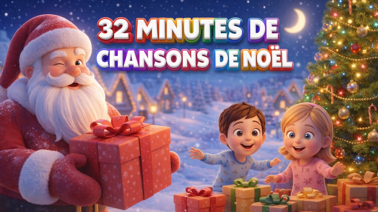 32 min de Chansons de Noël 🎅🎄🎶 | Chansons pour Enfants 🧒 | Comptines Célèbres en Français