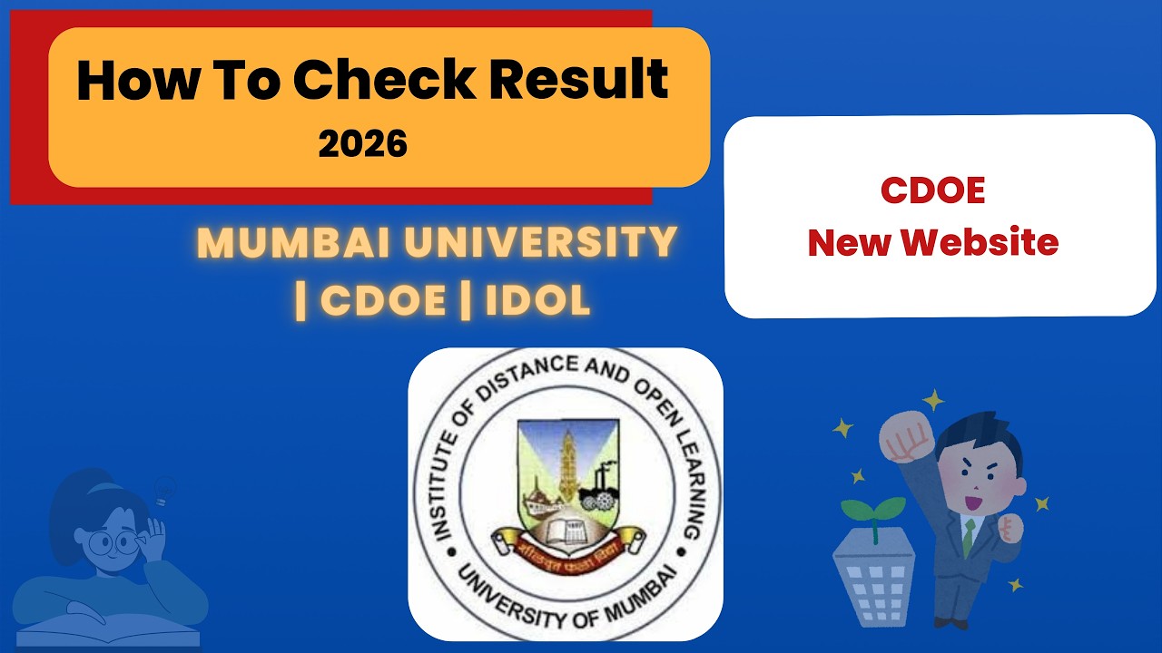 Mumbai CDOE Result 2026 | How to Check Online (Step-by-Step Guide for CDOE/ IDOL Students)