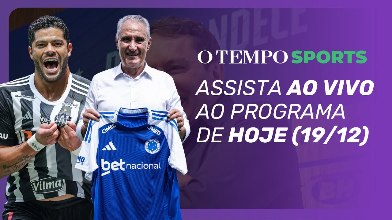 O TEMPO SPORTS | CRUZEIRO &Eacute; ELOGIADO POR T&Eacute;CNICO DO FLAMENGO + HULK FICA NO ATL&Eacute;TICO?