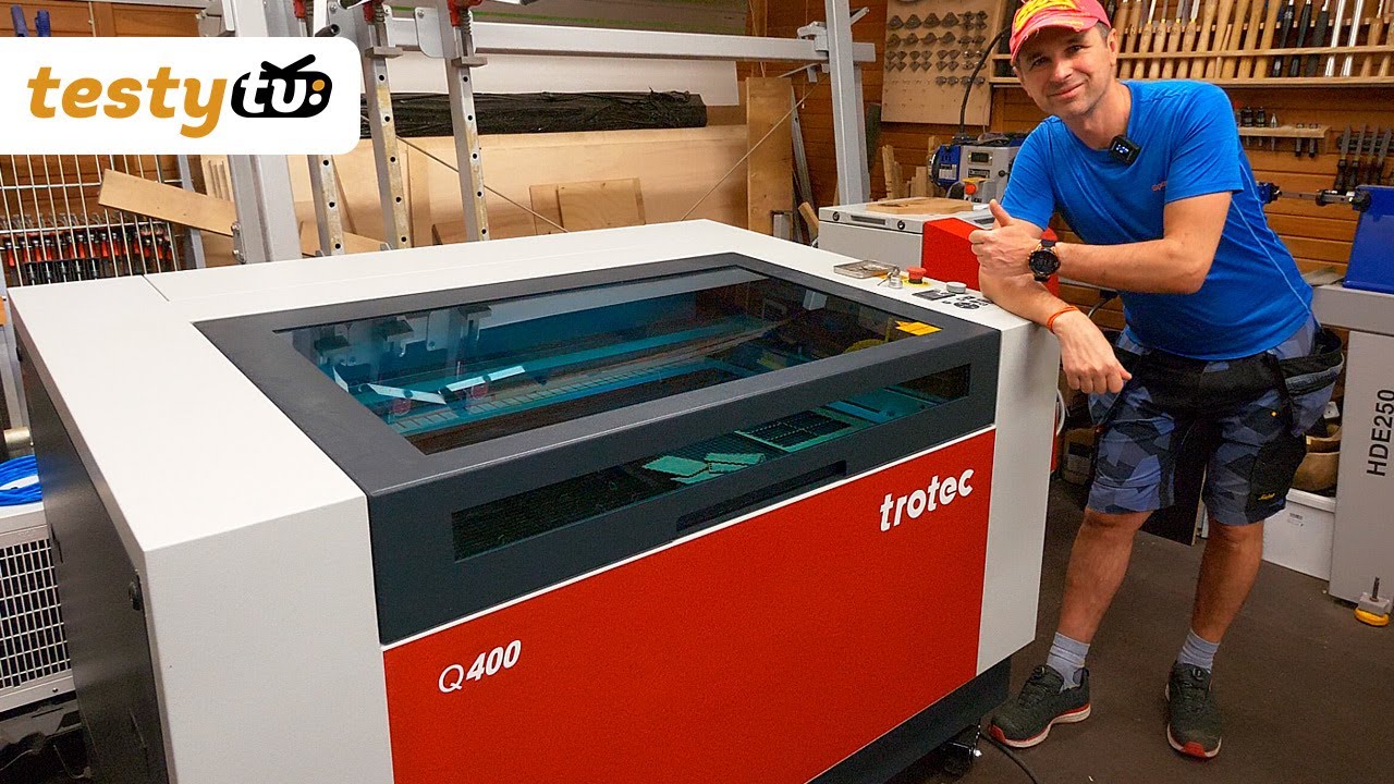 Trotec Q400 - wycinarka laserowa o dużym polu roboczym i mocy 100W