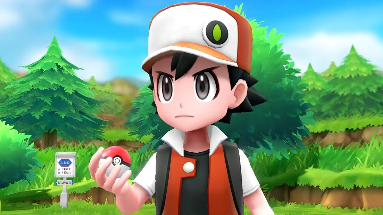 Pok&eacute;mon Let's Go Pikachu & Eevee - Trainer Red Battle + Full Pok&eacute;dex