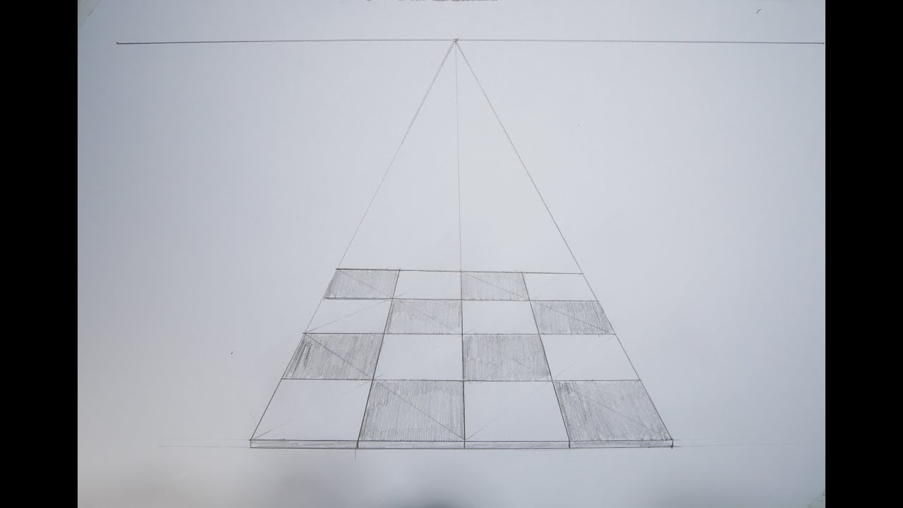 One Point Perspective Drawing Tutorials   How To Draw Space In Perspective   tile