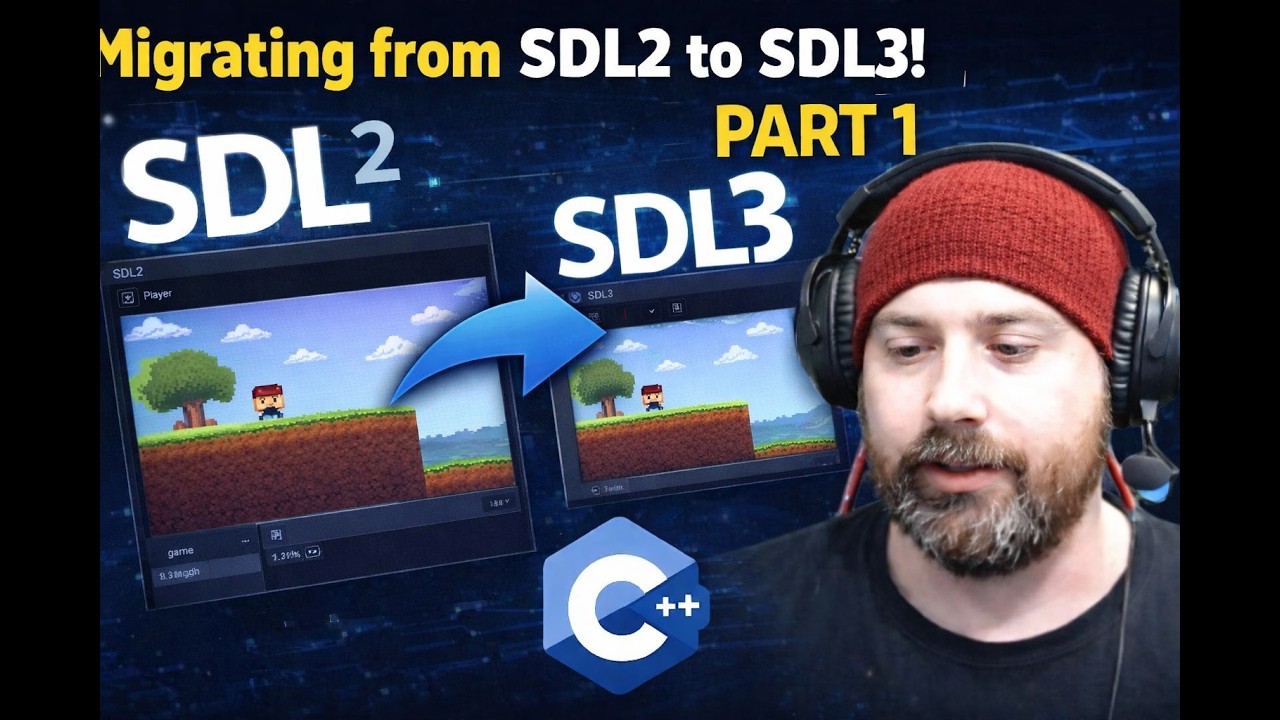 Scion2D C++ Game Engine | Ep. 99 – Migrating from SDL2 to SDL3 (Part 1)