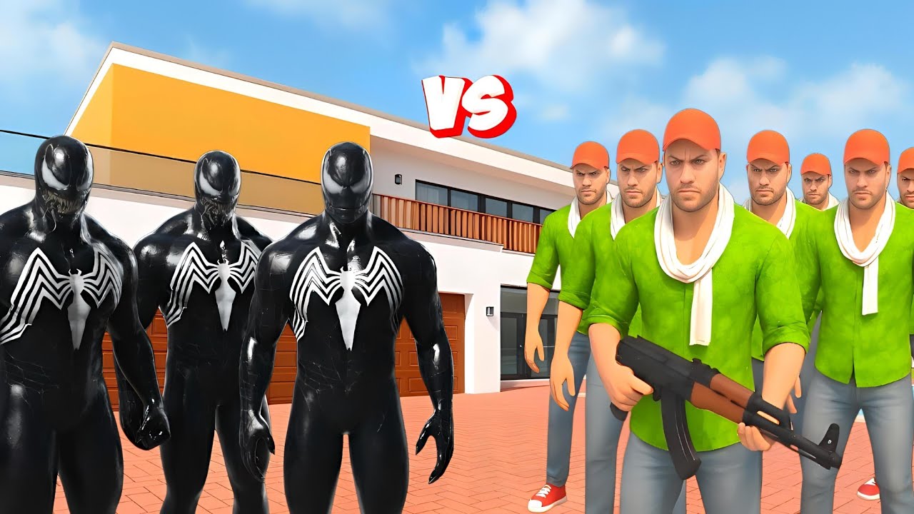 Black Venom vs Green Jack Fight 😱🔥 Indian Theft Aura Simulator 🔥🤩 Aryan Gamerz 