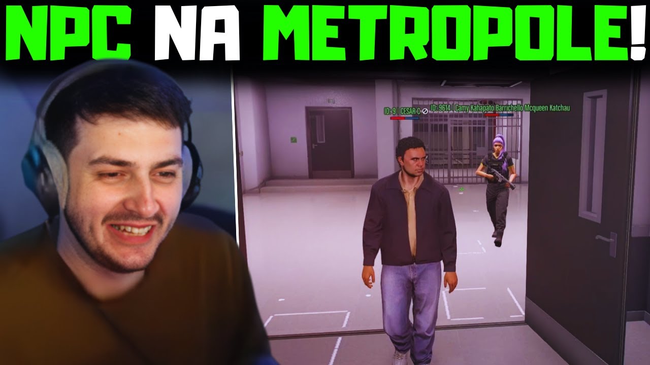 VIREI NPC NA METROPOLE E CRIEI UM MONSTRO! | GTA RP METROPOLE