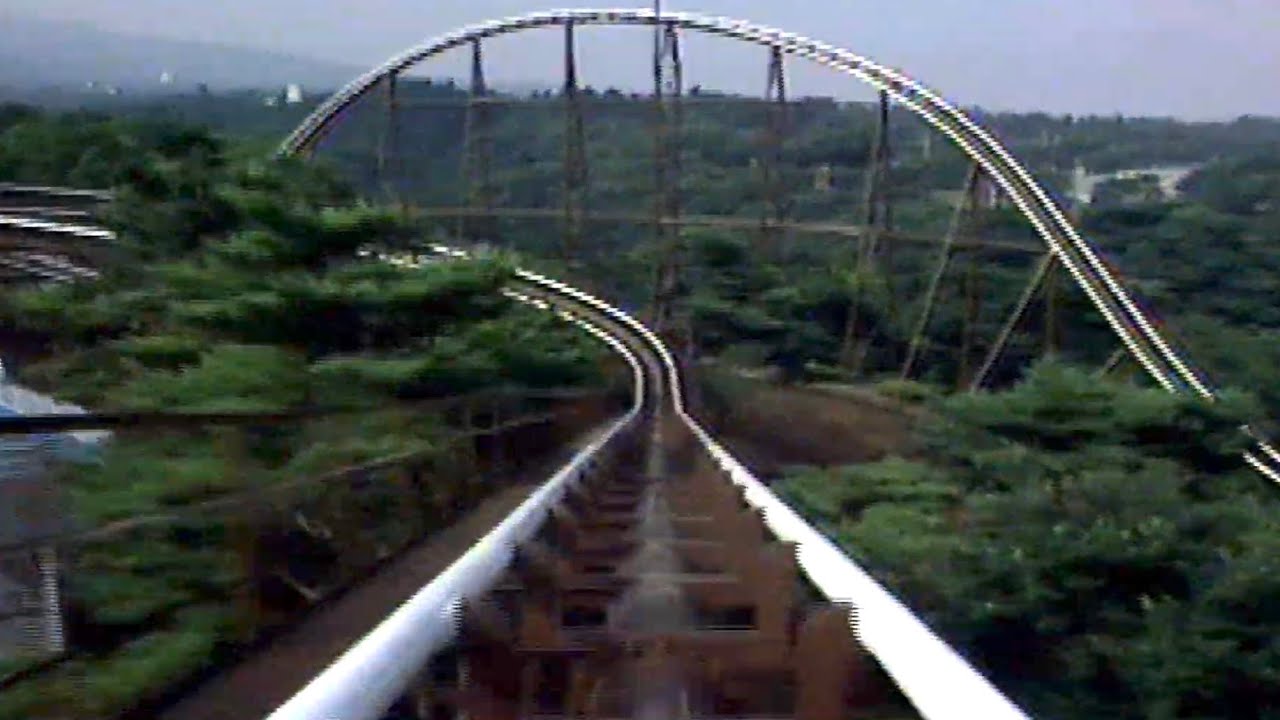 【4K60P】1988 小田急御殿場ファミリーランド ダンガイ / Dangai roller coaster at Shizuoka Odakyu gotemba familyland