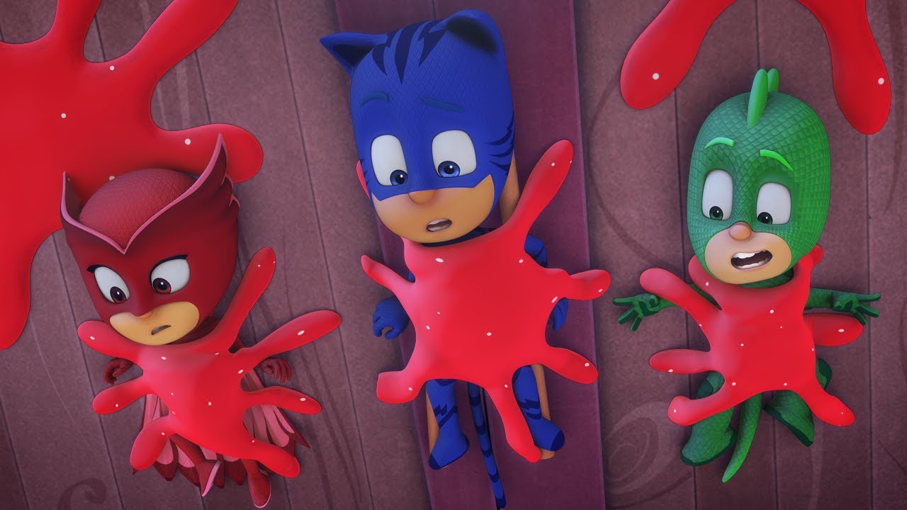 Sticky Splat Attack | PJ Masks VS Night Ninja | 2021 Season 4 | PJ Masks Official