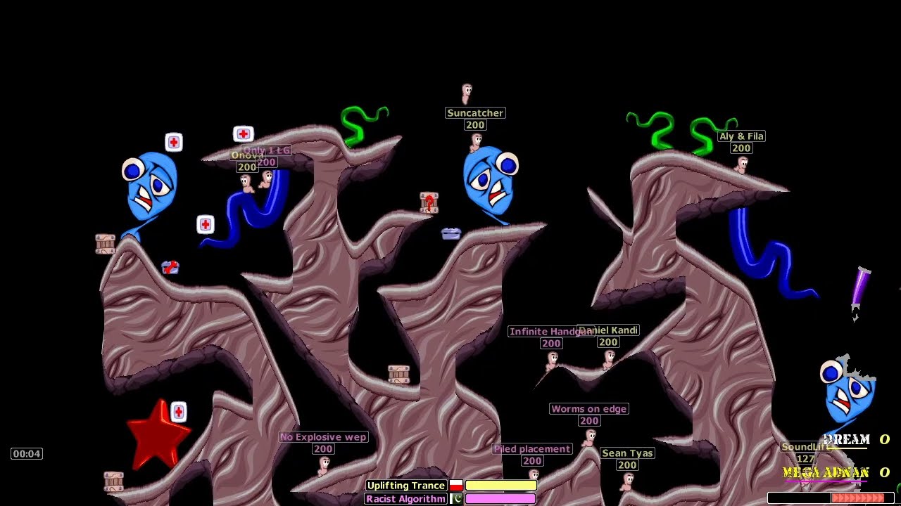 Worms Armageddon - Kaos League (Season 12) - Dream vs Mega`Adnan (Match 53)