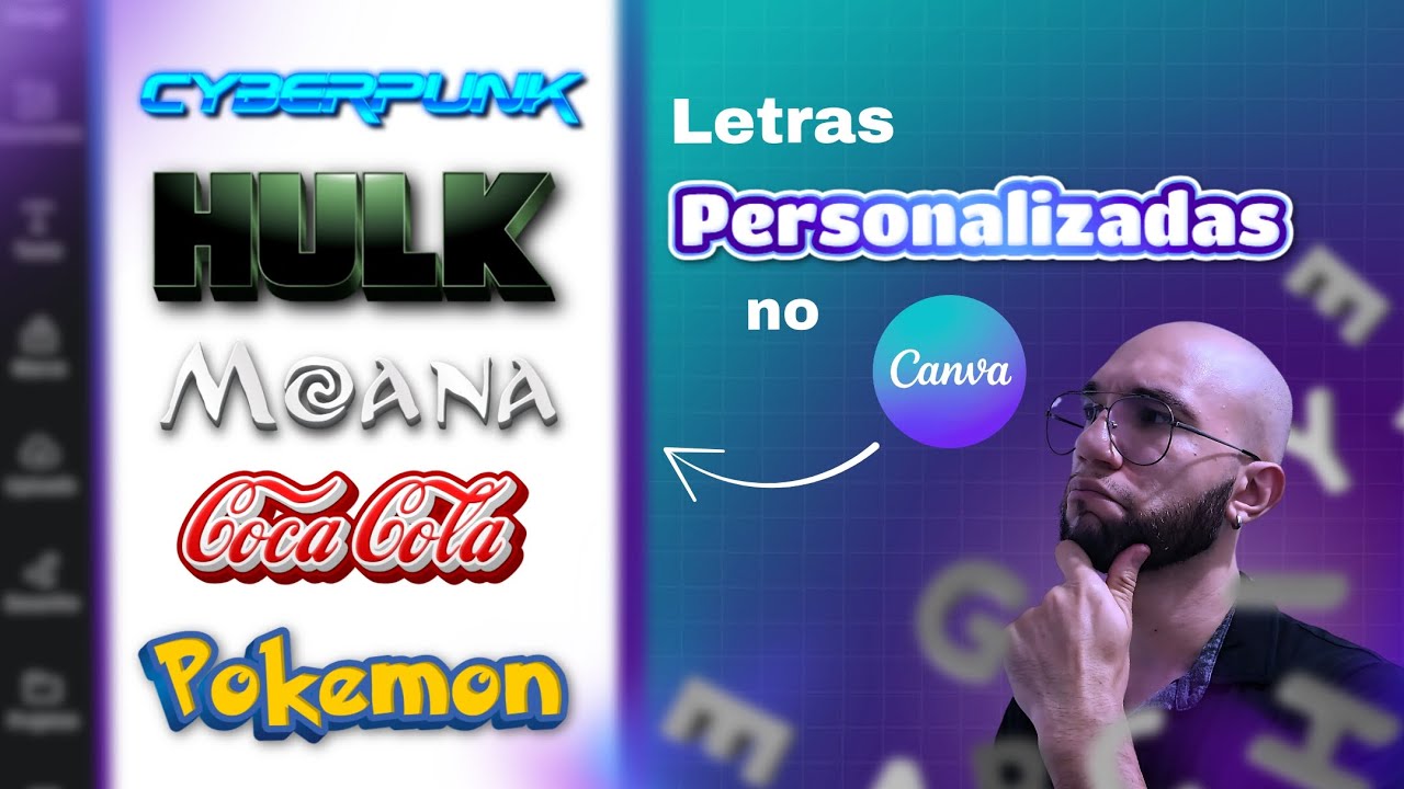 Como fazer Letra 3D Personalizada no Canva? RESULTADO IMPRESSIONANTE!