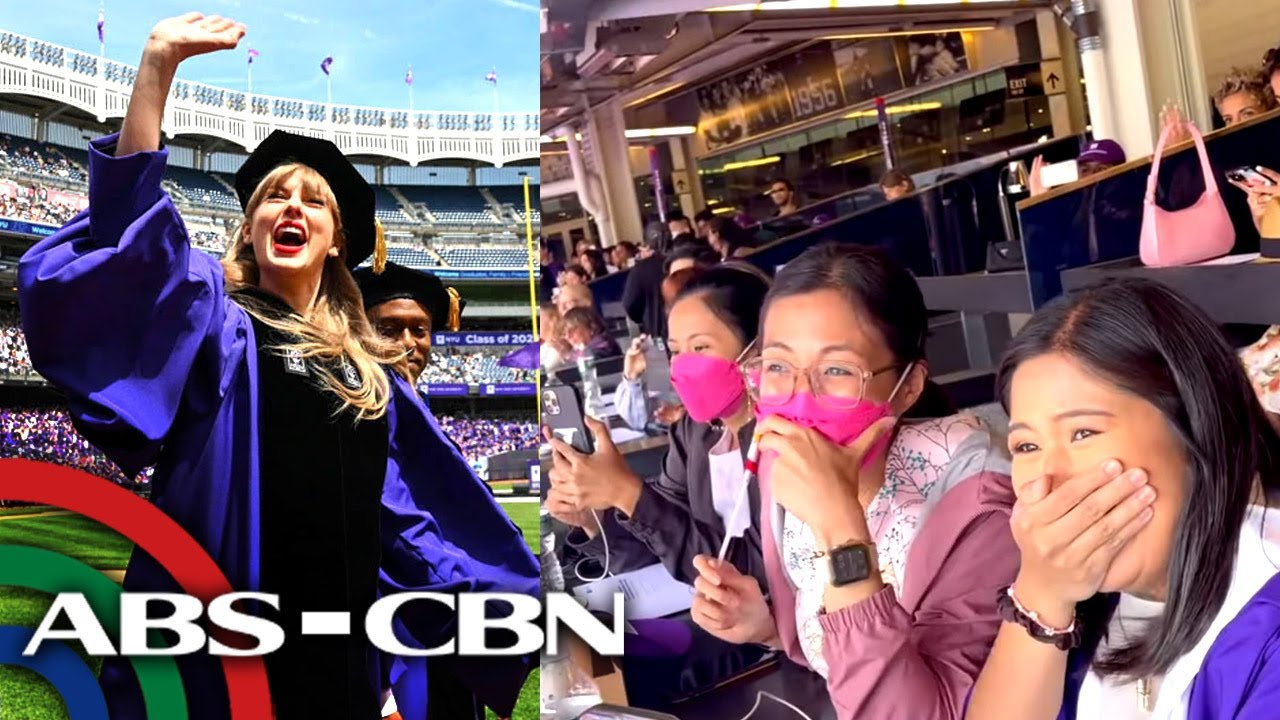Robredo sisters fangirl over Taylor Swift in NYU graduation | ABS-CBN News