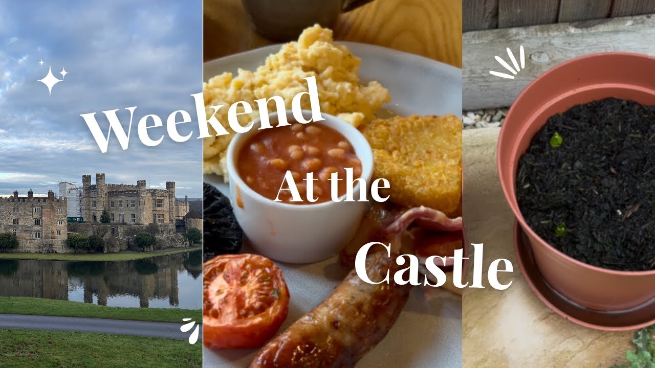 a cosy weekend at the castle 🏰✨ maze races, crazy golf, pottering in the garden