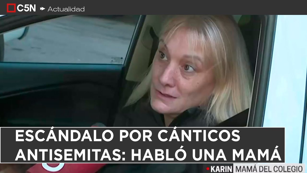 ESCÁNDALO por CÁNTICOS ANTISEMITAS de un grupo de ESTUDIANTES: HABLÓ una MAMÁ