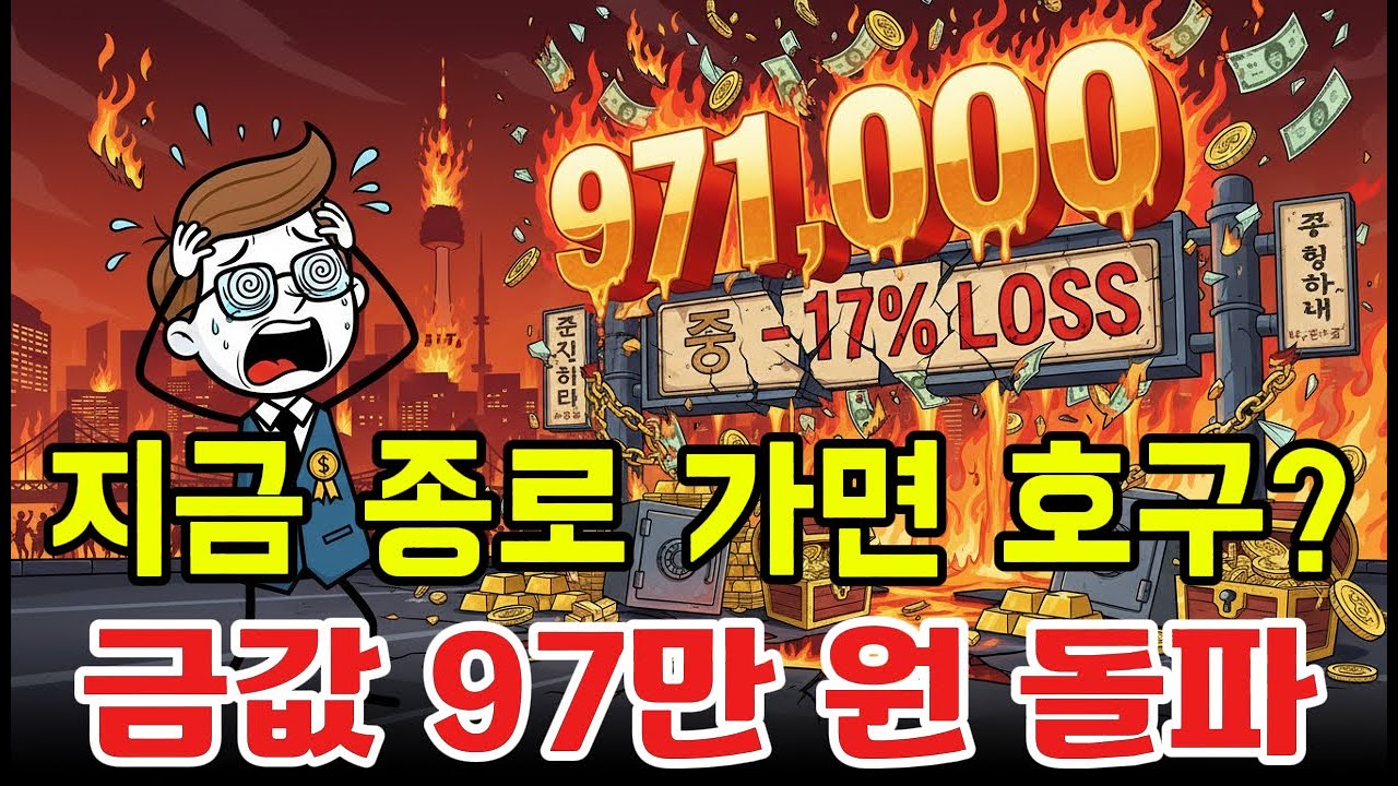 2026년 1월 21일 🇰🇷 금값 971,000원 돌파: 