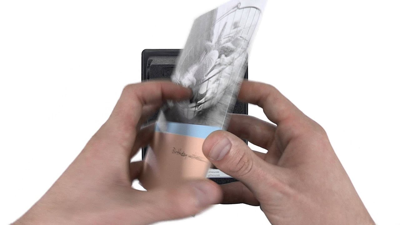 Business Card Punch Demonstration