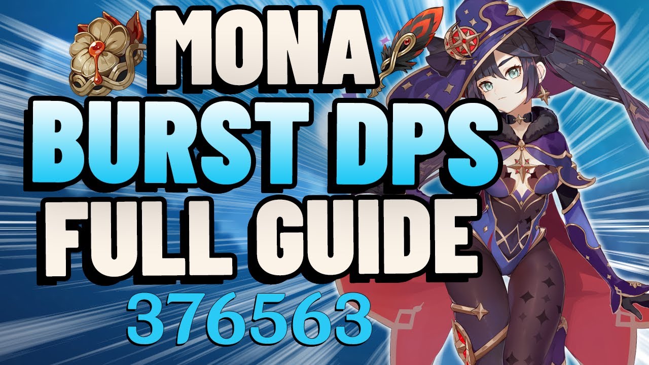 MONA'S BURST DAMAGE IS THICC! Best 1.2 Mona Guide, Build, & DPS Showcase - Genshin Impact