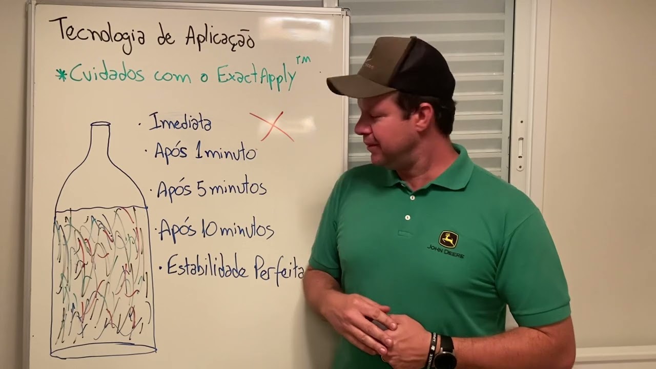 Teste da garrafa para o preparo da calda de pulveriza&ccedil;&atilde;o