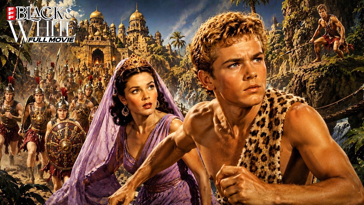 БОМБА, МАЛЬЧИК ИЗ ДЖУНГЛЕЙ: СКРЫТЫЙ ГОРОД (1950) | Сын Тарзана Джонни Шеффилд | Приключенческий ф...
