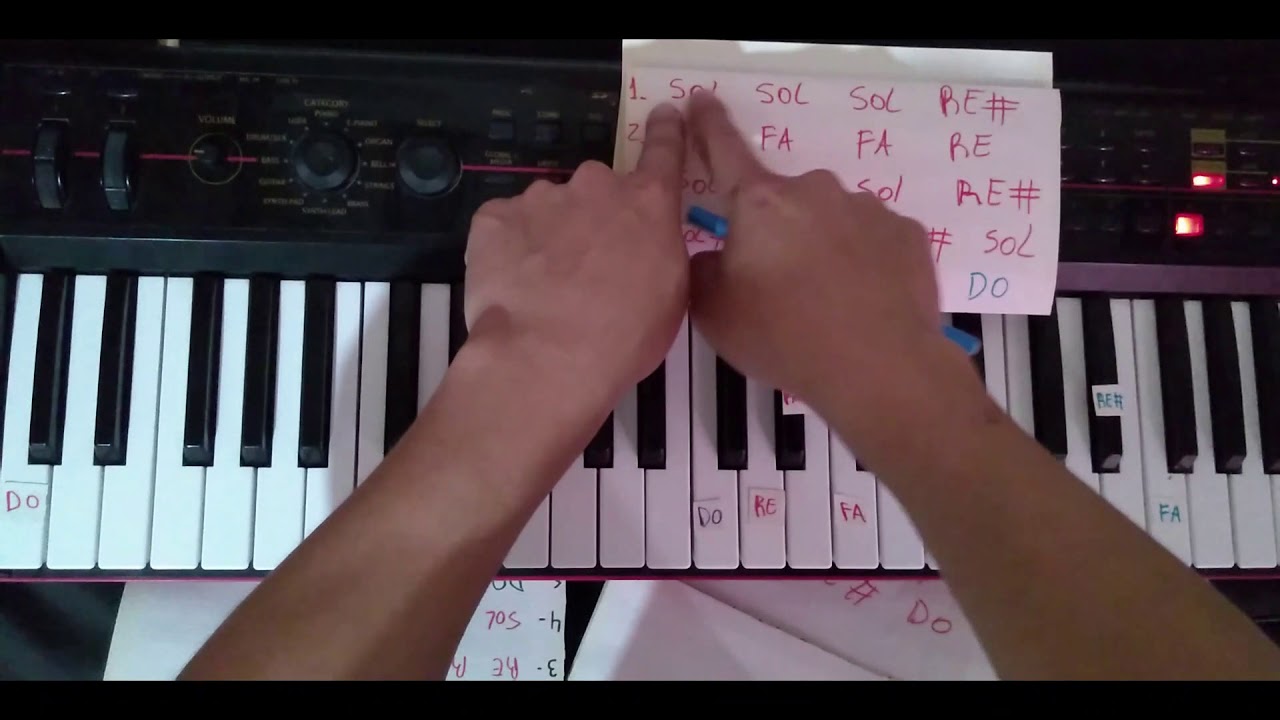 Como tocar Symphony 5 Beethoven #1 piano/teclado