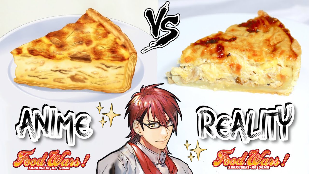 Food Wars! Ca vaut quoi une recette de Shinomiya ? On refait la quiche de légumes oubliés !