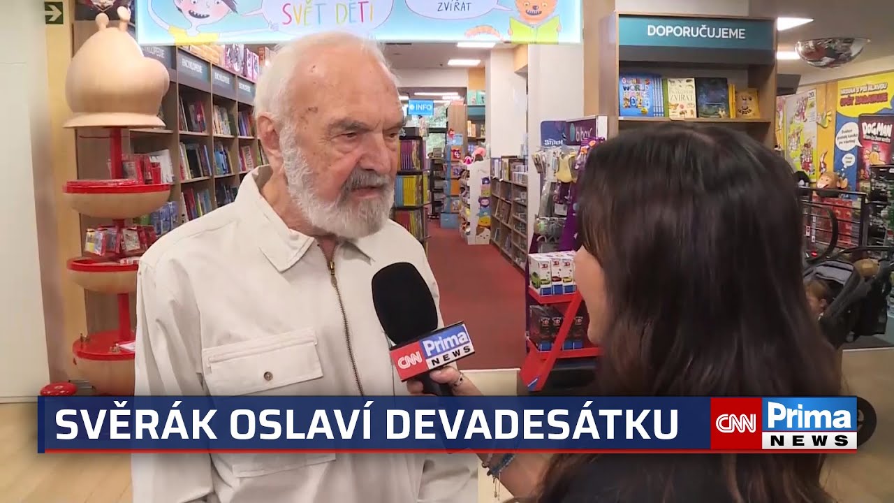 Svěr&aacute;k m&aacute; skoro v 90 letech st&aacute;le skvělou formu. Zas tak mi to nep&aacute;l&iacute;, vtipkoval