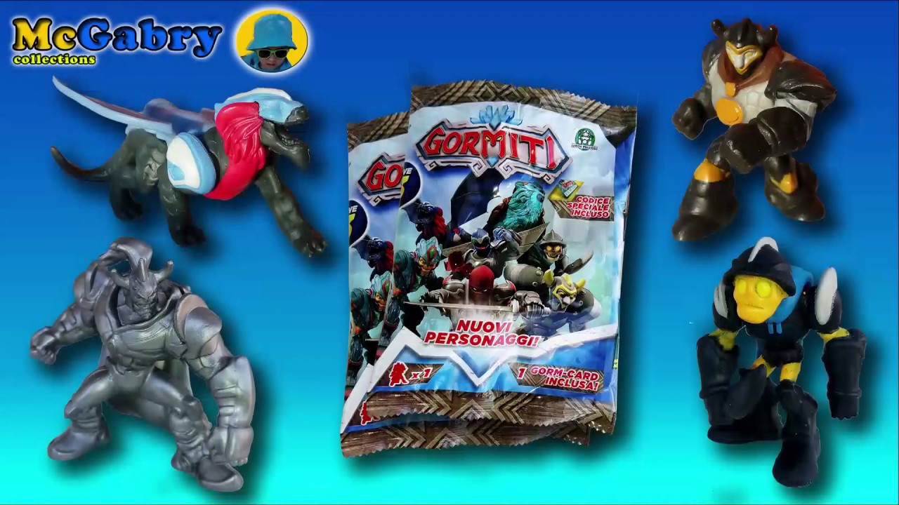 GORMITI 2019 PERSONAGGI TERZA SERIE WAVE 3-UNBOZING EDICOLA BLIND BAGS-GEDIS