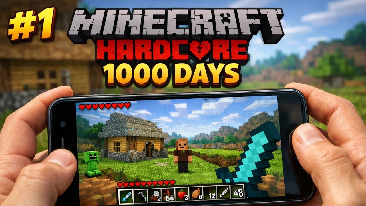 I Survived 1000 Days in Minecraft Hardcore 😰 #1 
