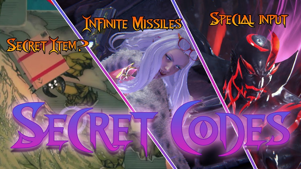 SECRET CODES (INFINITE MISSILES, SECRET SPIDER, RODIN'S SPECIAL INPUT) - Bayonetta 3