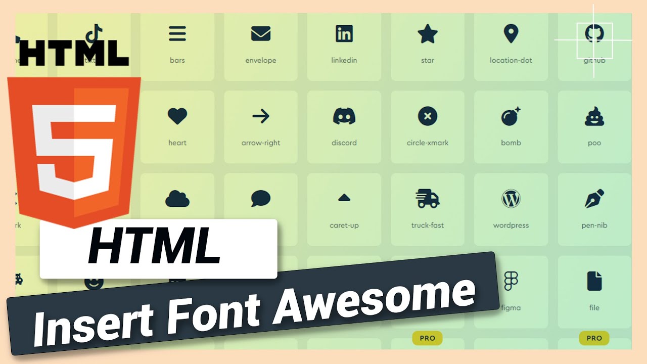 How to Add Font Awesome Icons in Website HTML and CSS Tutorial