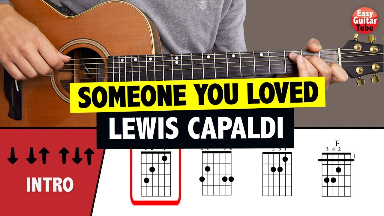 Someone You Loved - Lewis Capaldi - Easy Guitar Tutorial (CHORDS)
