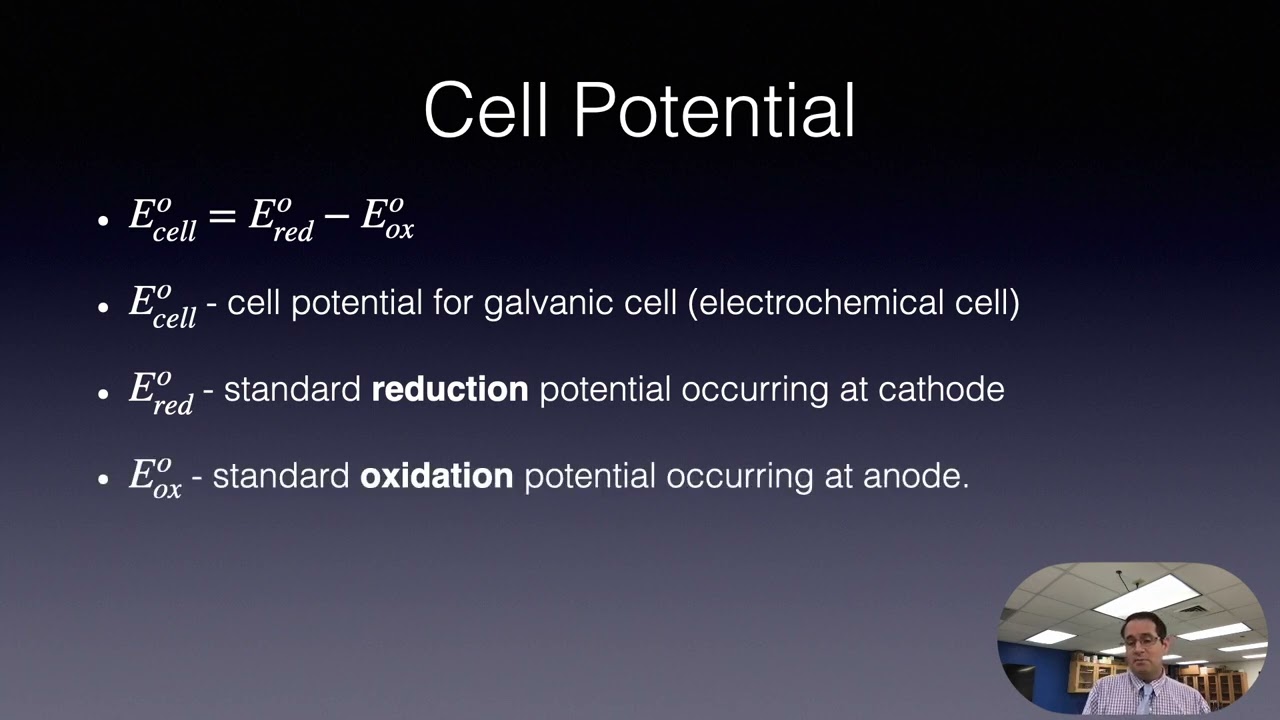 D  Standard Cell Potentials