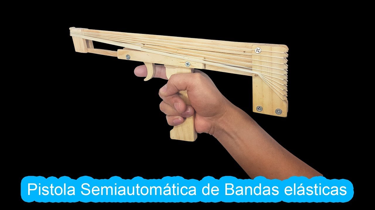 Pistola Semiautomática de Bandas elásticas de 10 disparoso | Sagaz Perenne