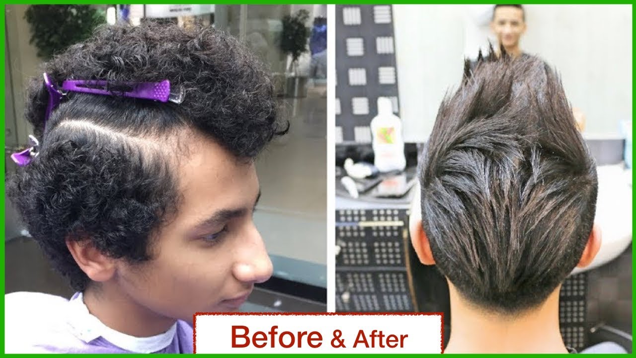 HAIR STRAIGHTENING FOR SHORT HAIR★HAIR TRANSFORMATION★MEN'S HAIRCUT & HAIRSTYLE★HAIR TUTORIAL.✔️