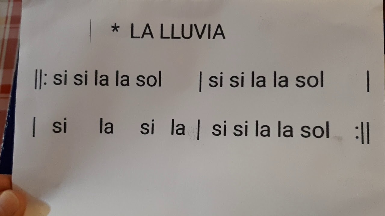 La Lluvia - Xilófono Cromático