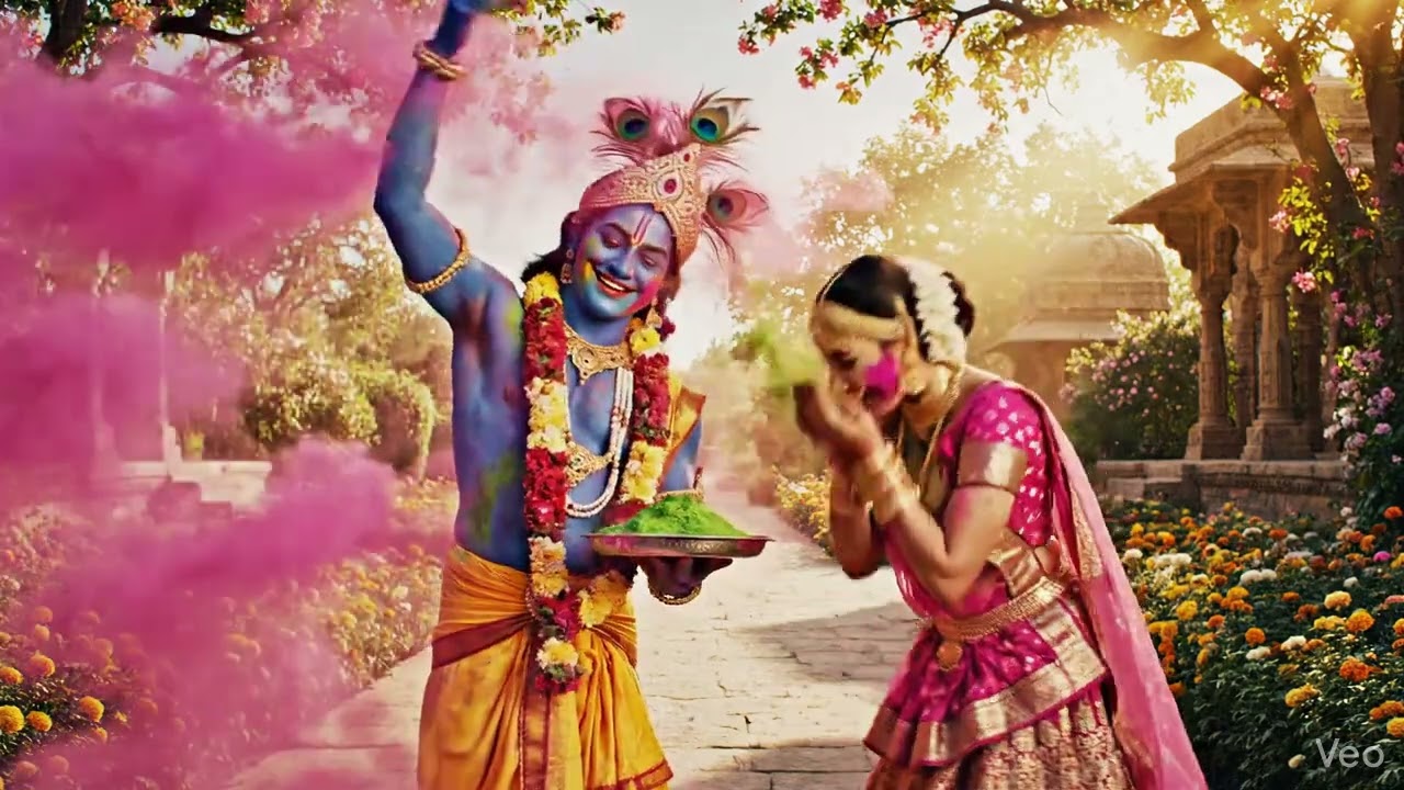 Radha krishna holi ❤️ #radharani #radhakrishna #holi2026#yt #trending 