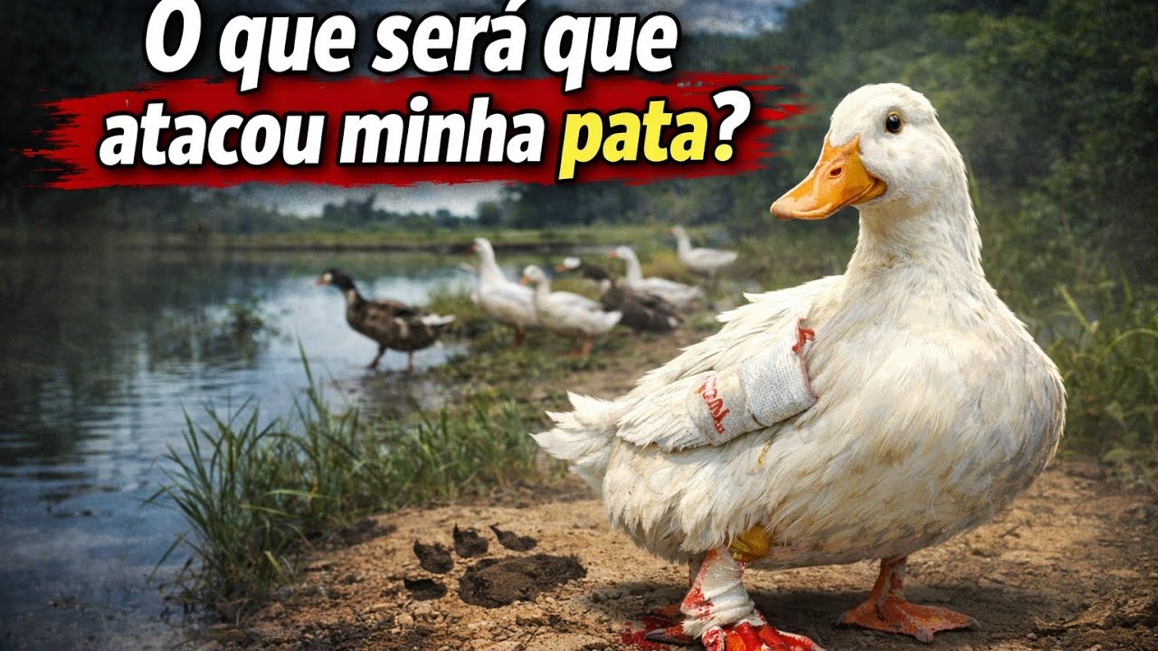 Um animal atacou minha pata e assustou todo o bando: Fui investigar!