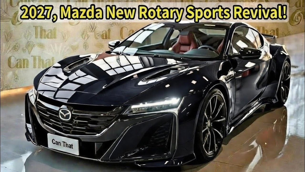 New Car 2027 Mazda Rotary Sports Revealed – 375HP from 800cc, The Ultimate Jinba Ittai Machine