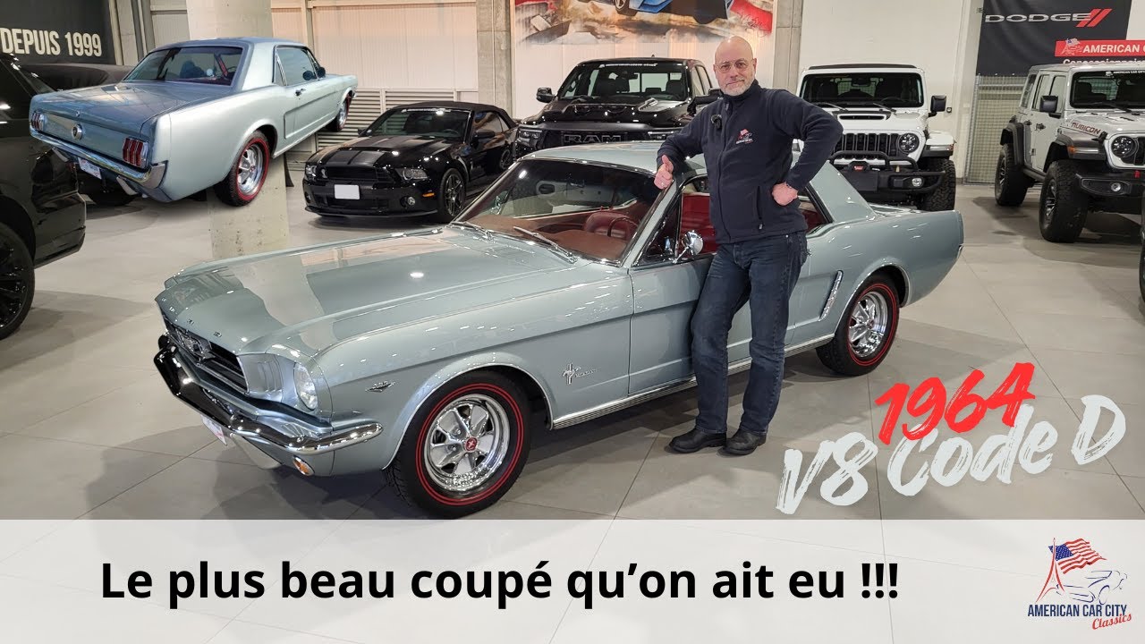 Ford Mustang Coupé 1964 1/2 intégralement restaurée !!! 🤯