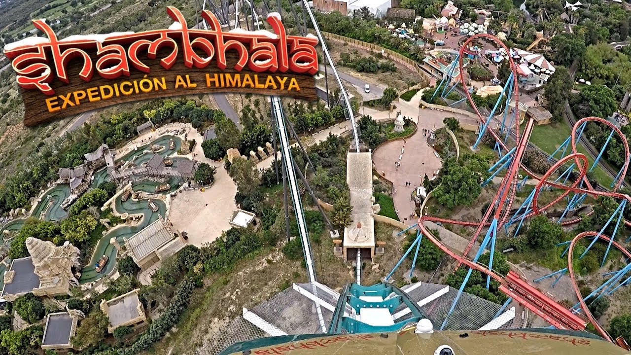 SHAMBHALA Tallest B&M Hypercoaster POV | PortAventura Park (NO COPYRIGHT)