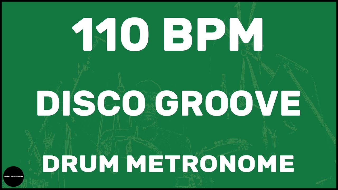Disco Groove | Drum Metronome Loop | 110 BPM
